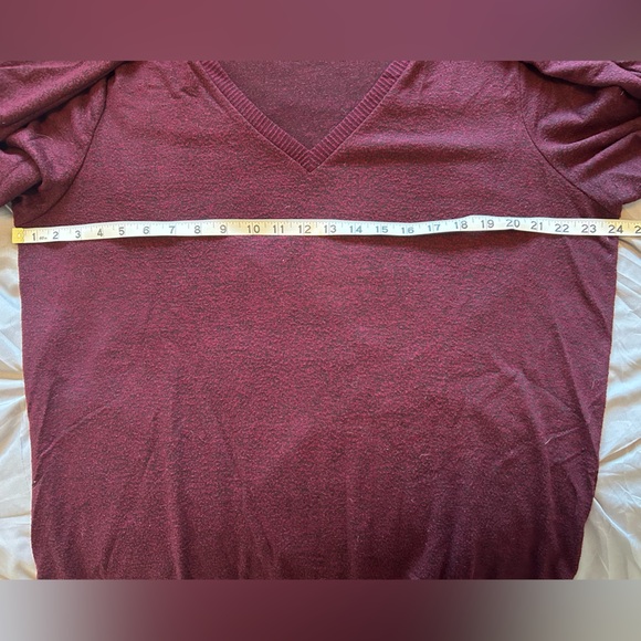 Lucky Brand wine colored sweater - Picture 7 of 8